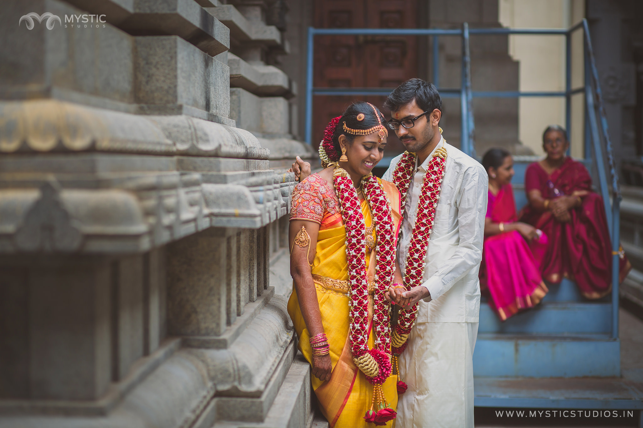 Tamil Wedding Couple Photography Mystic Studios