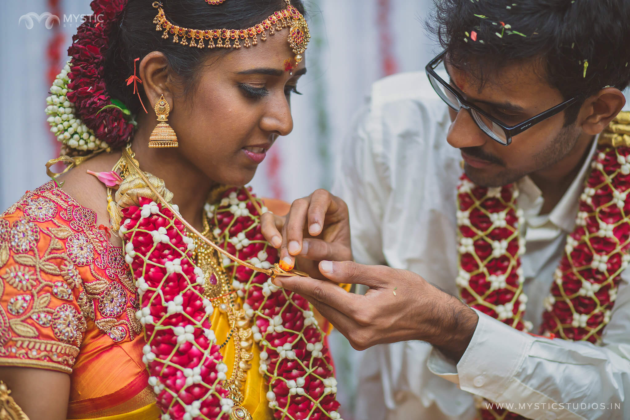 Tamil Wedding Couple Photography | Mystic studios