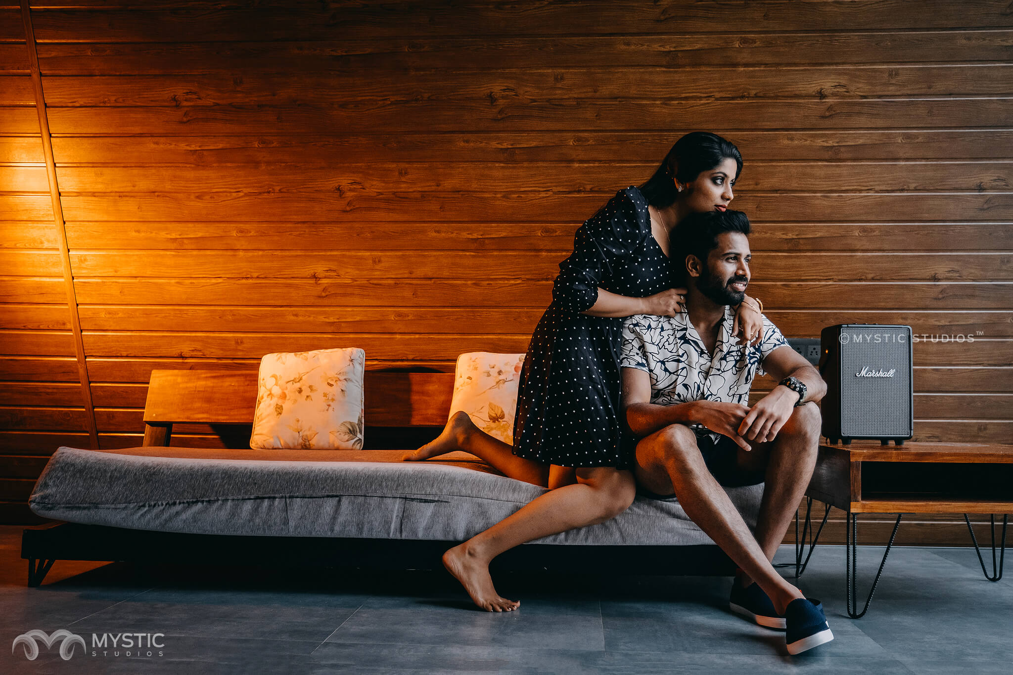 Indoor Engagement Session | Kristin and Russell » carolynjorgensen.com