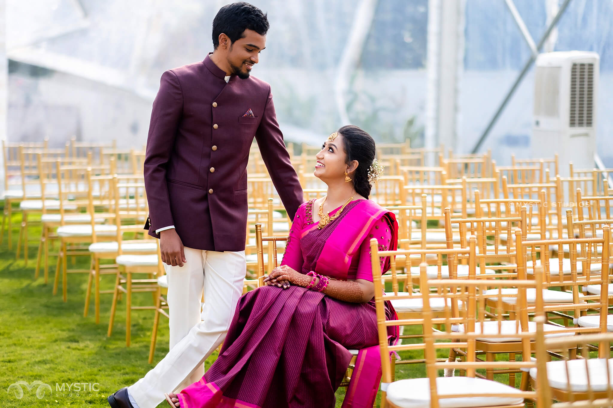 tamil engagement dresses