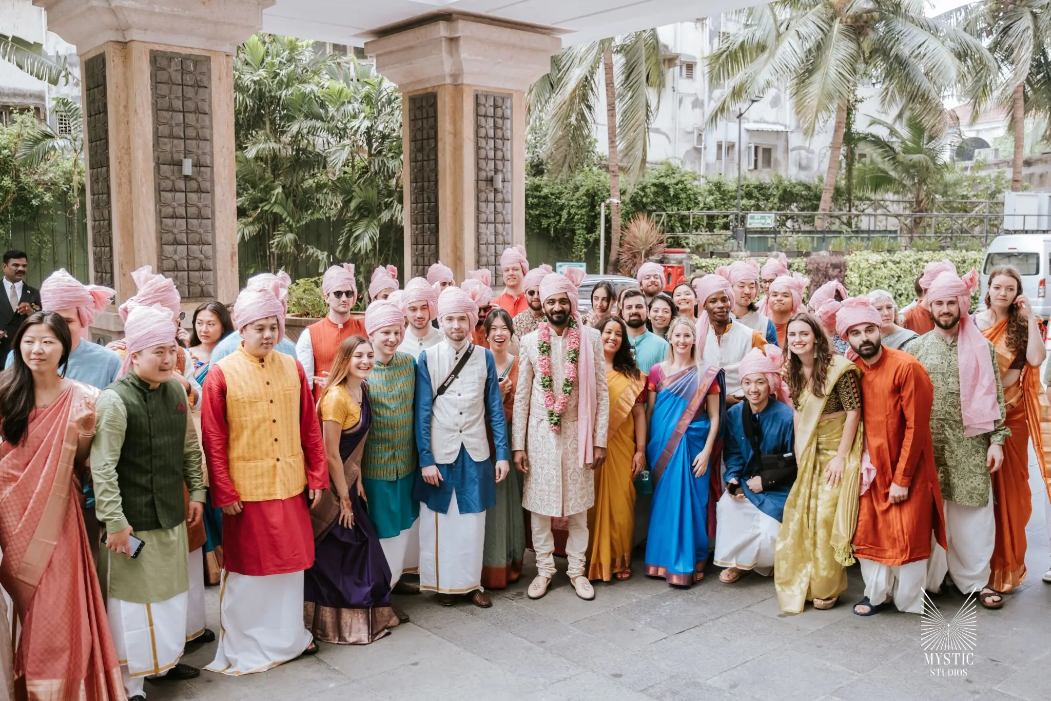 Multination wedding ceremony in ITC Grand chola chennai captured by top wedding photographer Mystic Studios