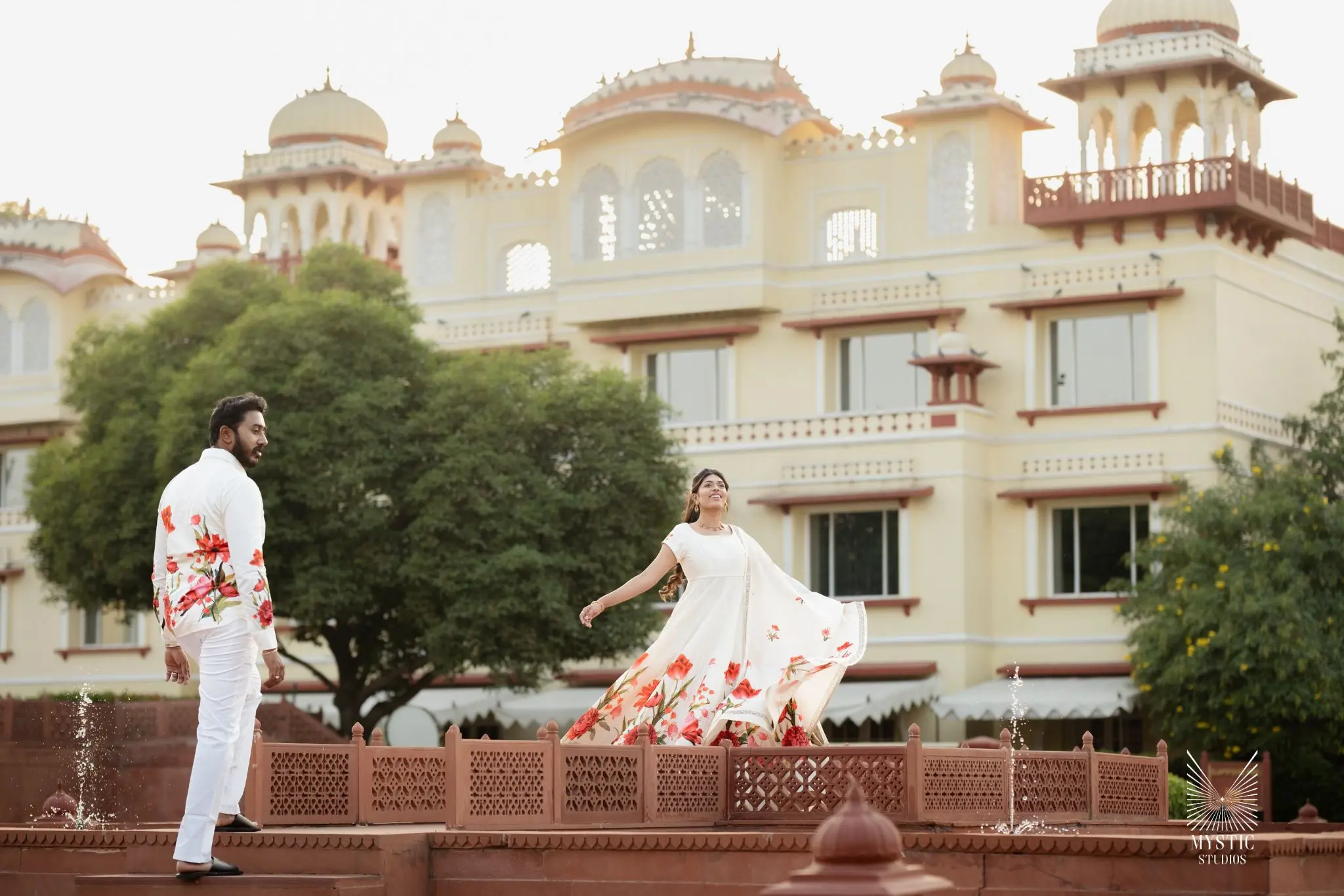 Palace wedding in Rajasthan Jai mahal, royal destination bespoke style wedding photography 
