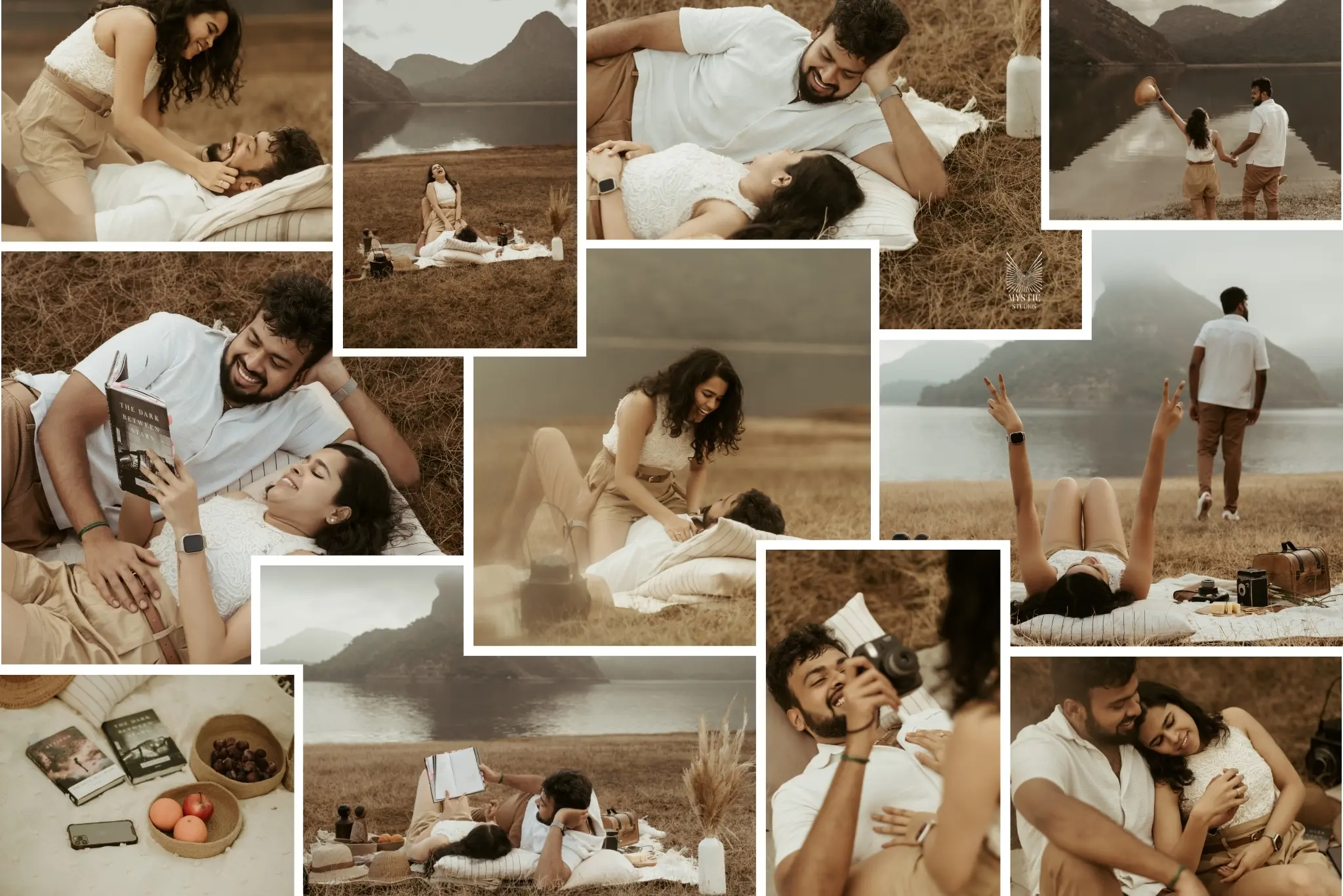 Mystic Studios captures nature-inspired romance at mountain lake.